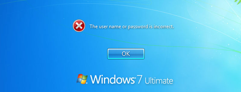 Forgot password Windows 7