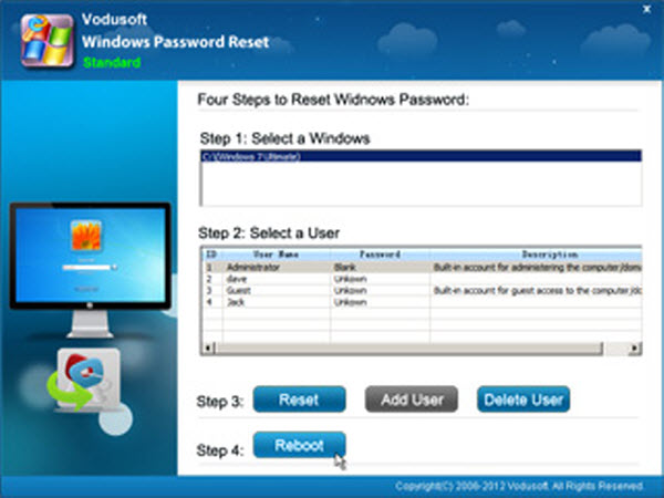 Windows Password Reset Standard