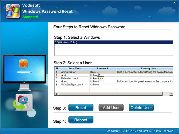 successfully reset windows 10 password