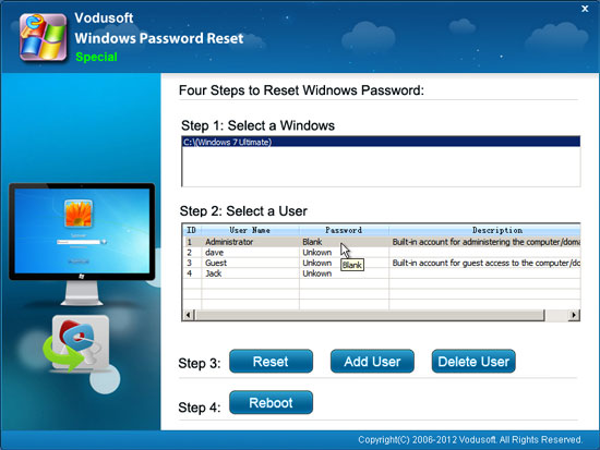 password reset successfully