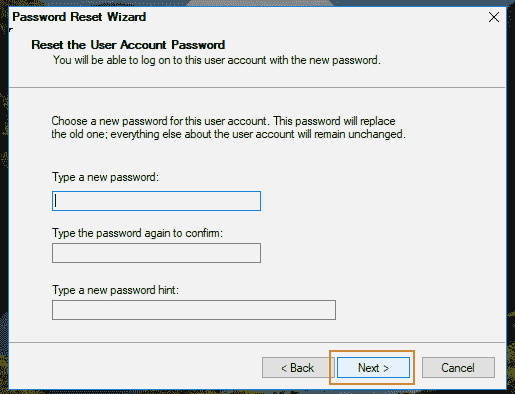 reset password without knowing it
